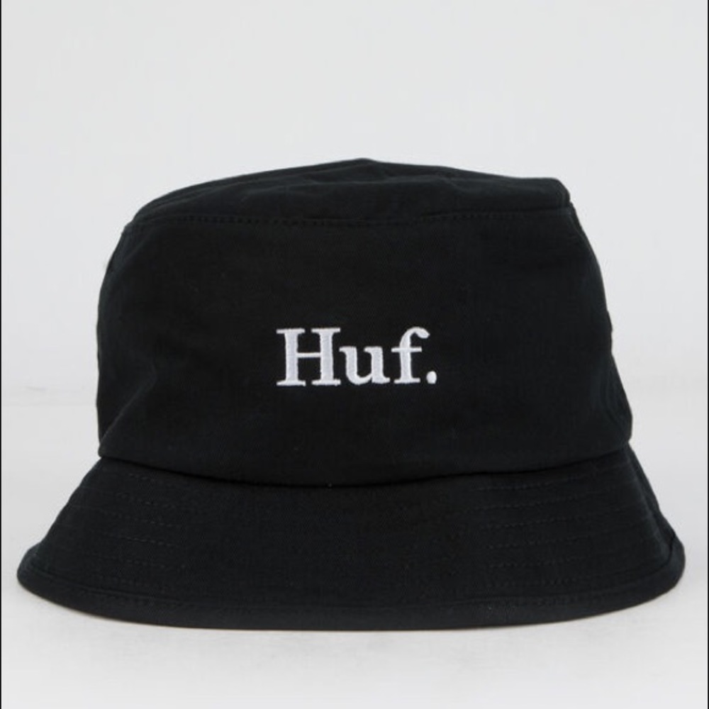 HUF Standard Black Bucket Hat (Unisex)